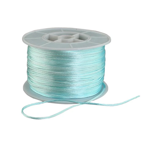1-3-5-10m Chinese Macrame Knot Making Nylon Cord Thread Soft Satin Round 1mm dia - Picture 32 of 39