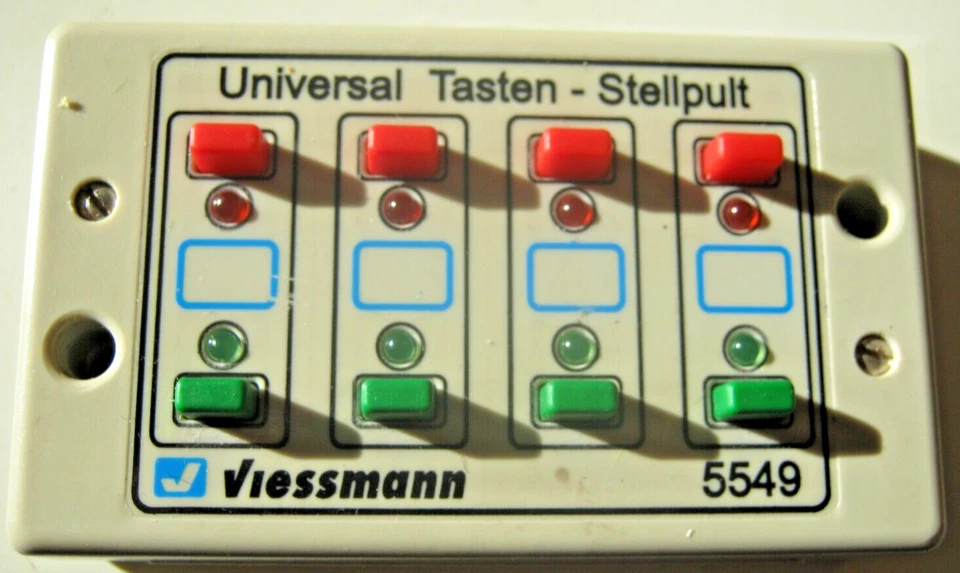 Viessmann 5549 Tasten Stellpult rückmeldefähig gut
