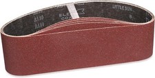 4 x 36 Inch Sanding Belt 80 Grit Aluminum Oxide Belt Sander Belts Pack...