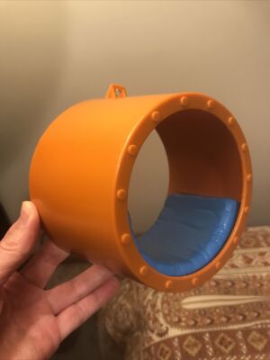 Nice Vintage 1989 Ninja Turtles TMNT Sewer Lair Orange Wall Bed Pipe w/ Sticker