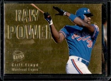 1996 Fleer Ultra Gold Medallion Edition #595 - Raw Power - Cliff Floyd