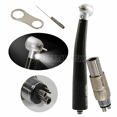 NSK Style Dental LED E-generator Fiber Optic Handpiece with 4H Quick Coupler SDN