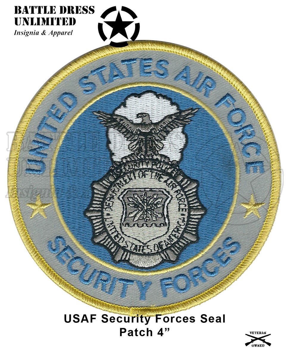 Air Force Security Forces Seal Patch (SF SecFor MP Military Police AP)