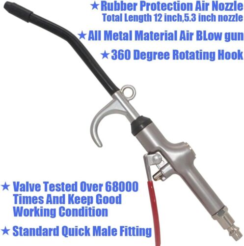 Air Blower Gun High Volume Rubber Guard Air Nozzle,Dust Cleaning Tool - Picture 2 of 4