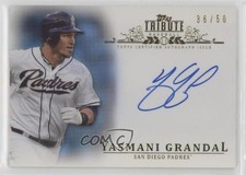 2013 Topps Tribute Auto Blue 36/50 Yasmani Grandal #TA-YG2 Auto 0a6