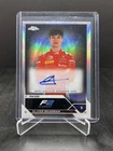 2023 Topps Chrome Formula 1 F1 Oliver Bearman Autograph Auto Refractor #CAC-OB