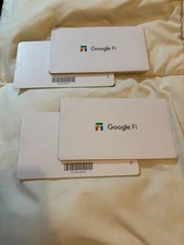 4 Google Fi Wireless SIM Card Kit Phone Plan Data GSM 5G 4G LTE New PCNV00020TT 