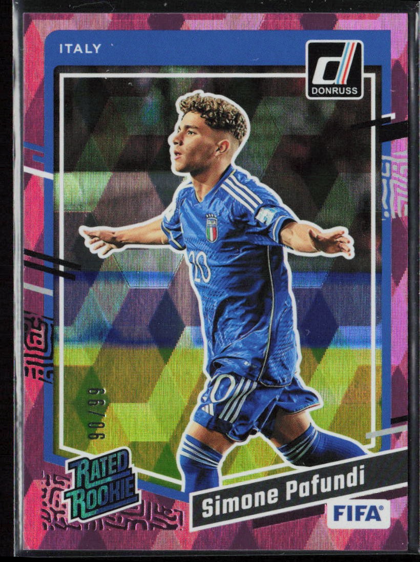 2023-24 Donruss #198 Simone Pafundi Pink Cubic #/99