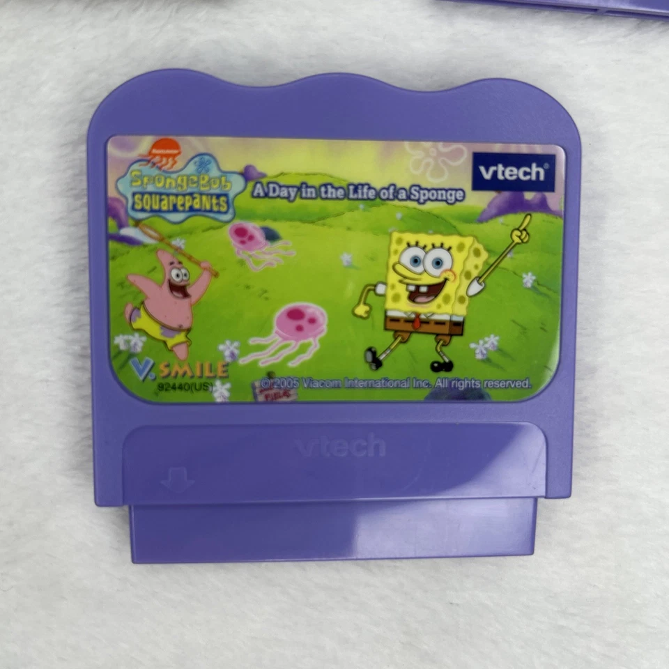 VTech V.Smile Bundle Of Game Cartridge’s Scooby SpongeBob Alphabet Park Tested - Image 4 of 4