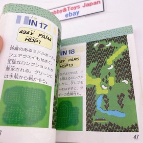 Nintendo Famicom Disk System MARIO GOLF US COURSE NES 1987 Test&eacute; &...