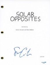 Sean Giambrone "Solar Opposites" Signed Autograph TV Pilot Script Yumyulack ACOA