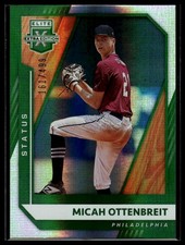 2021 Panini Elite Extra Edition #114 Micah Ottenbreit Status Green #/499