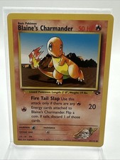 Pokémon TCG Blaine's Charmander 60/132 Gym Challenge Basic LP on eBay