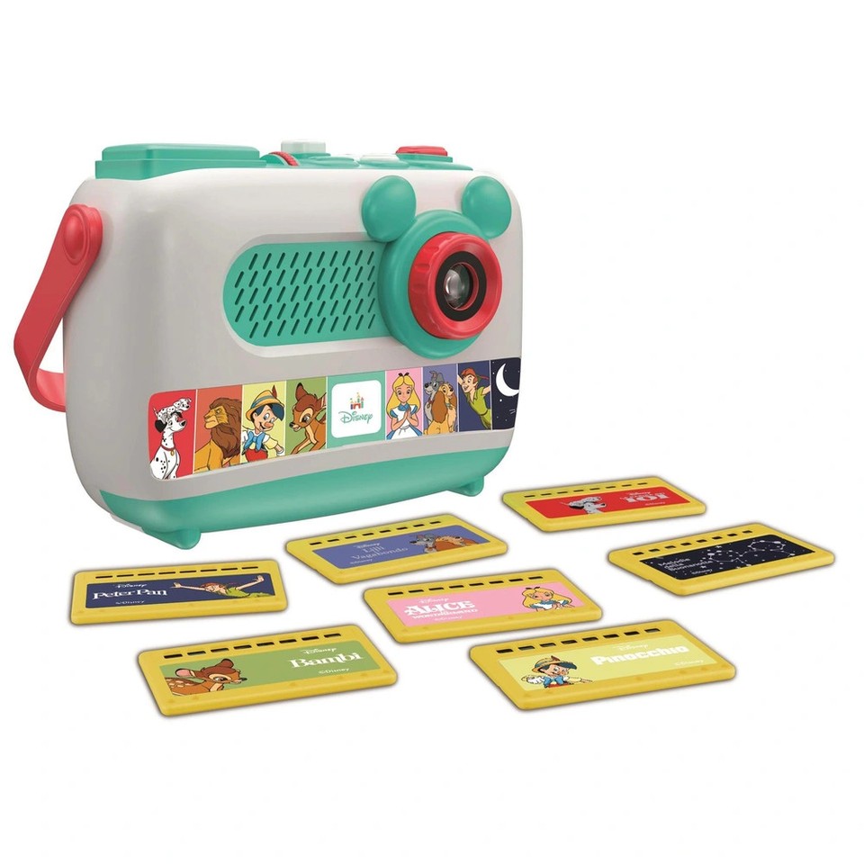 Clementoni Disney Storytime Projector Plus with 7 Stories Bedtime Night Light