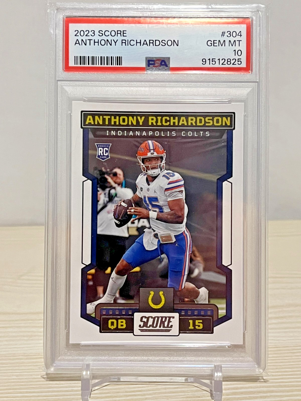 Anthony Richardson Panini Score #304 Base