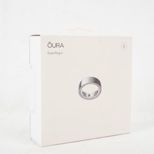 Oura Ring 4 Smart Ring Activity Tracker Size 6 in Silver JZ90-54217-06