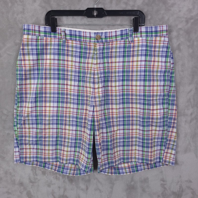 Vineyard Vines Plaid Shorts Mens 40 Multi Color 1H0151 Preppy Coastal Summer