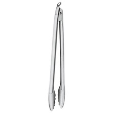R sle Stainless Steel Lock and Release Click Tongs, 17-inch 17 Inch