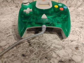 Official Sega Dreamcast Clear Green Controller HKT-7700 - Tested and Working