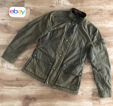 Giacca Belstaff NEW TOURMASTER, cotone cerato, oliva sbiadita, taglia M