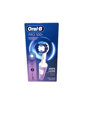Oral-B Pro 500 Electric Toothbrush with Brush Timer and 2 Brush Heads Lavender