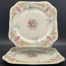 KPM AD 1831 Royal Ivory 2pc Riviera Salad/Sandwich/Luncheon Plates 1921-1945