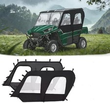 Soft Cab Enclosure Upper Doors for 2012-2022 Kawasaki Teryx4 4-Seat, Heavy