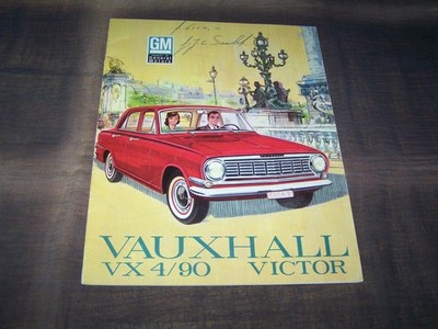 TOPRARITÄT Herrlicher Prestige Prospekt Vauxhall VX 4/90 Victor 60er Jahre !!!