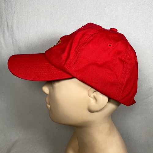 Savage Red Hat Top Level Men's Adjustable Cotton Strapback Cap - Picture 6 of 10