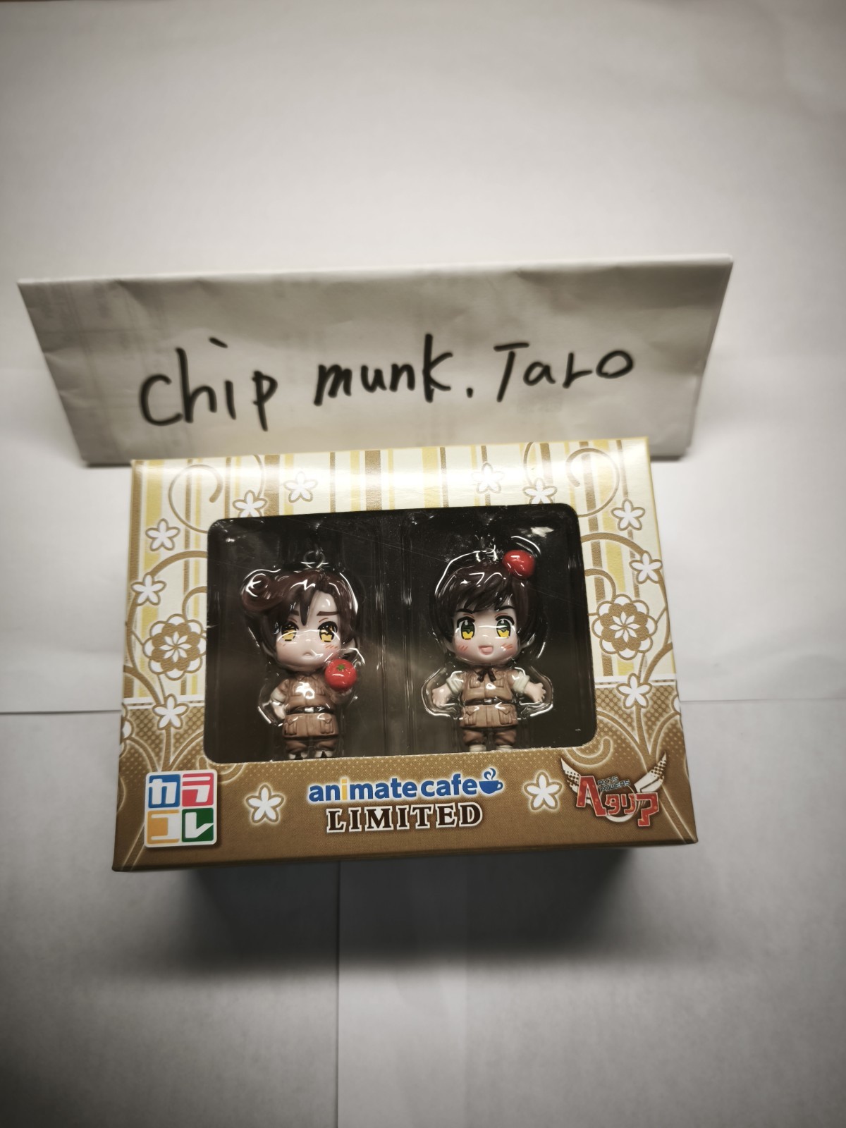 Minifigura de Hetalia Romano y España Animate Café Limited unos 5 cm