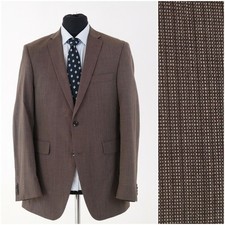 Mens Brown Wool Blazer 40R WE FASHION Sport Coat Jacket