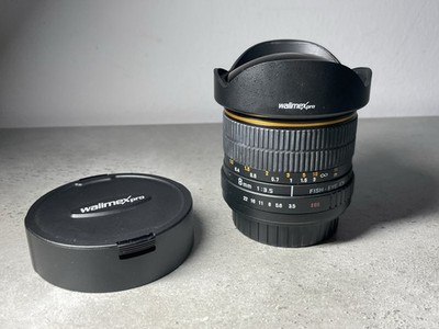 Walimex Pro Fisheye CS Objektiv 3.5 / 8 mm MF für Canon EF