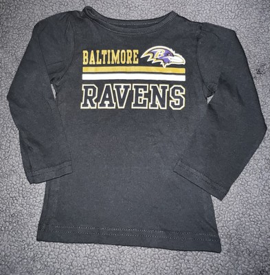 NFL Baltimore Ravens Team Apparel 3 Pc Toddler Set 12 Months 