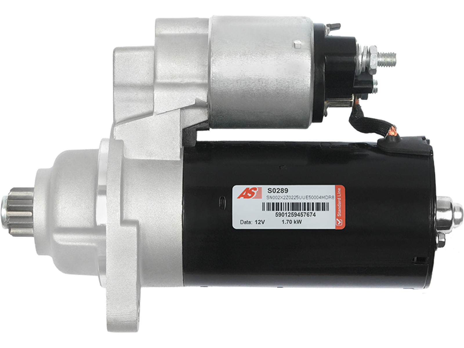 Brand New Starter Motor 12V 1.7kW 9T for PORSCHE Convertible 97-12 OE 0001123001