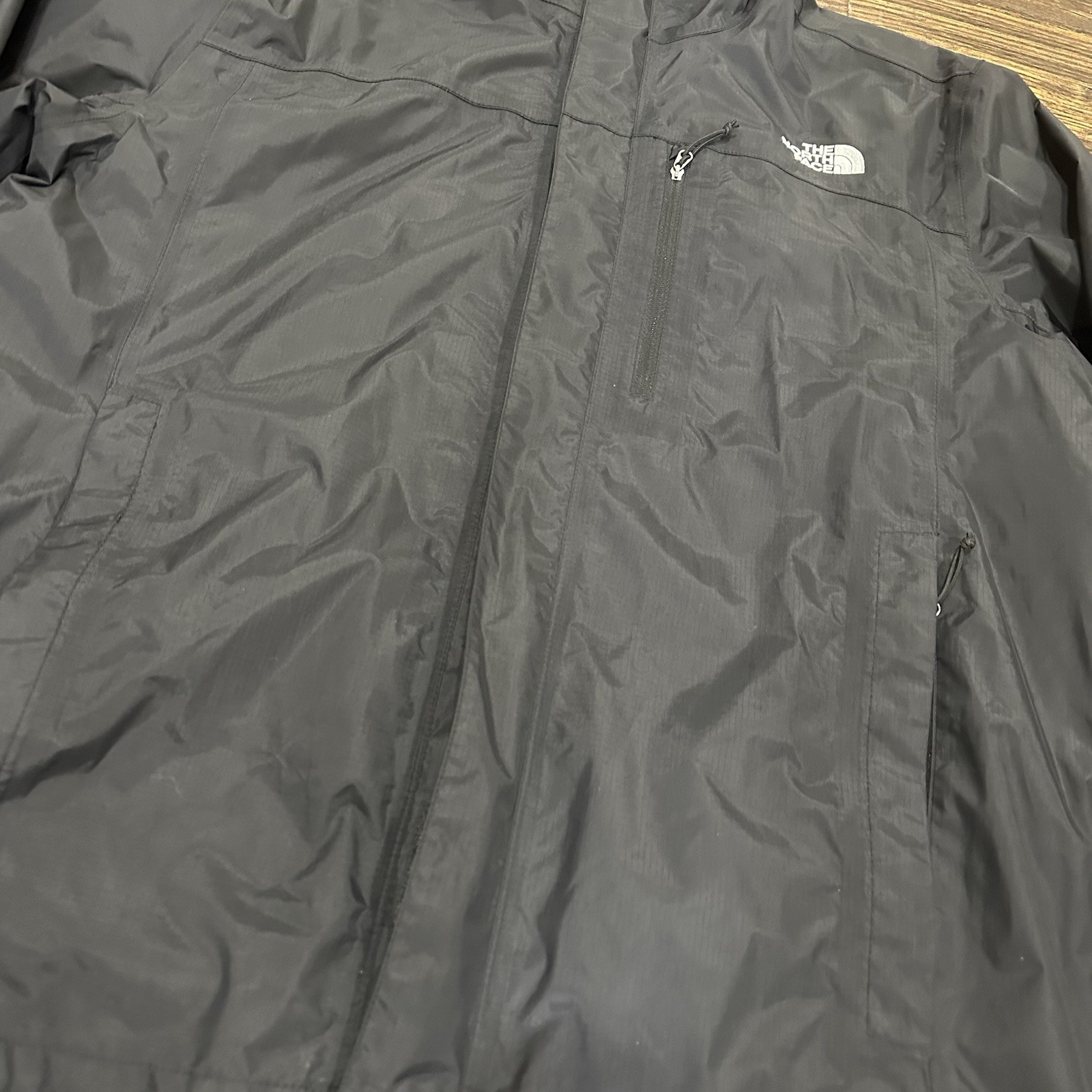 North Face DryVent Rain Jacket Mens Medium Full Zip Windbreaker Mesh Lined thumbnail 3