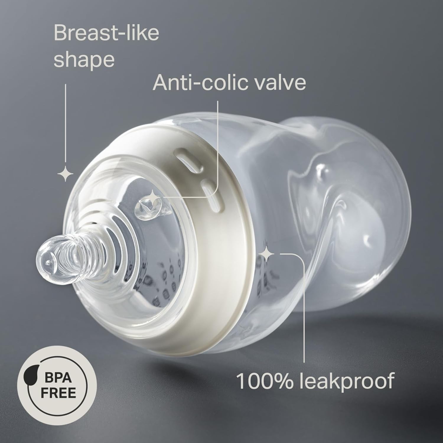Tommee Tippee Natural Start 12 Piece BPA Free Bottle Set, Includes 2 x 5 oz, 3 x