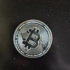 1 oz Silver coin.  Crypto Commemorative Bitcoin - IN CASE