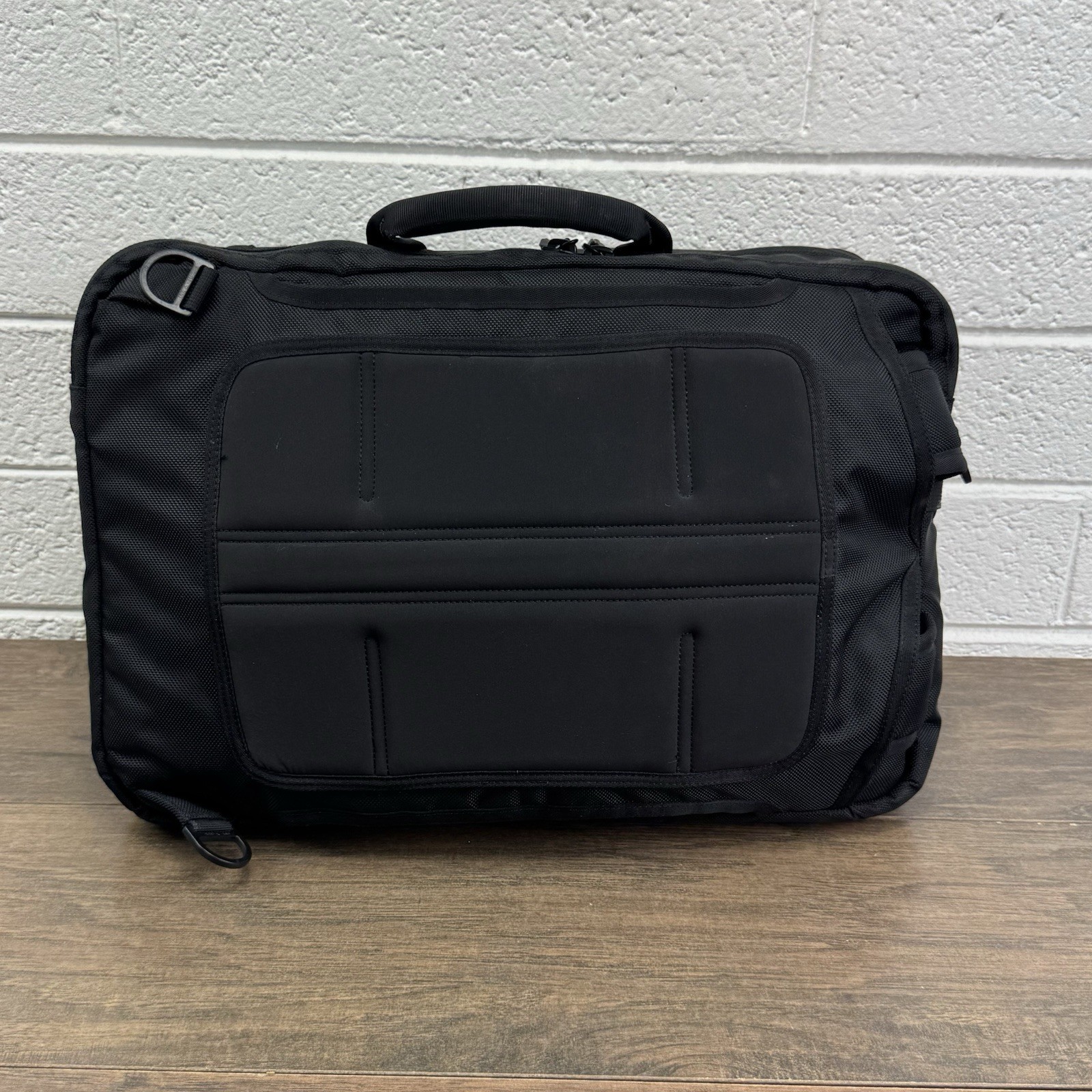 Timbuk2 x Dell Messenger Backpack Convertible 3 In 1 Black Canvas Laptop Bag