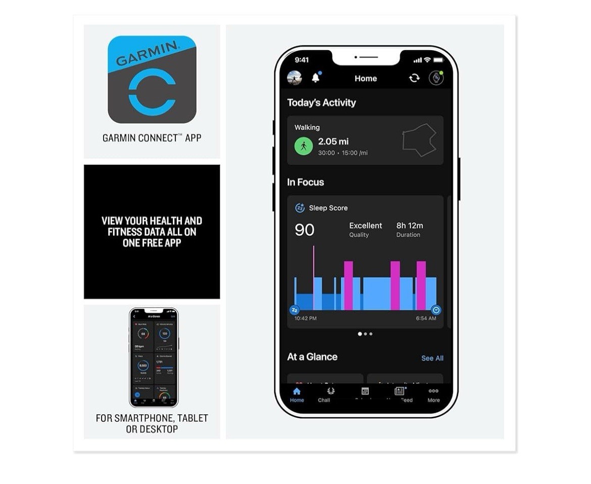 Garmin vivoactive 6 Lunar Gold GPS Smartwatch with Bone Band 010-02985-01