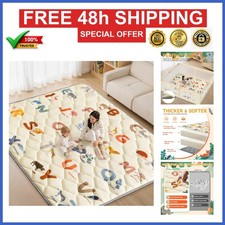 Baby Play Mat 79"x71" Foam Tummy Time Mat for Infants  Toddlers