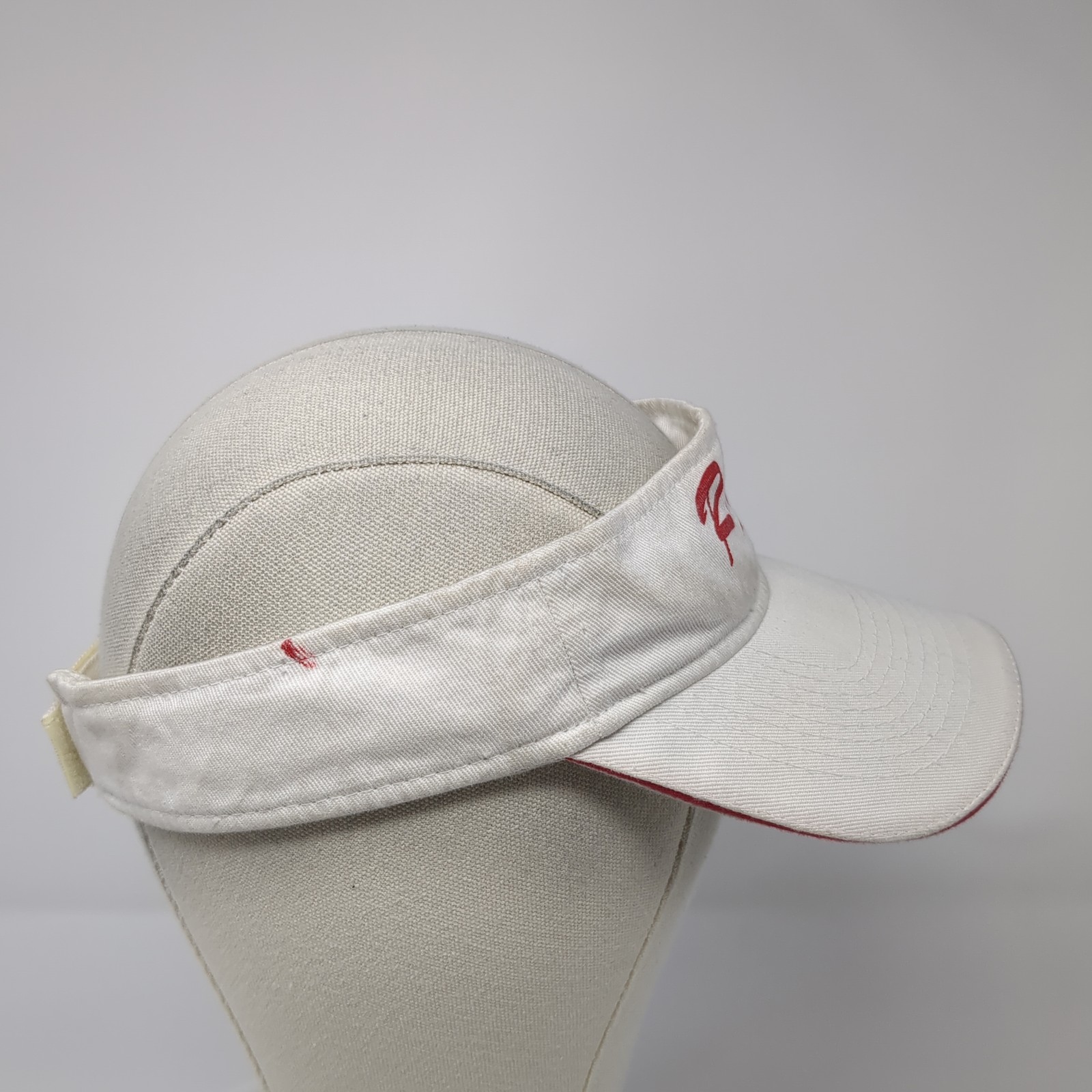 Rebels Strapback Sun Visor Cap White One Size Adj… - image 5