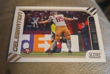 2023 Score #17 GEORGE KITTLE 'CELEBRATION' INSERT CARD! 49ers