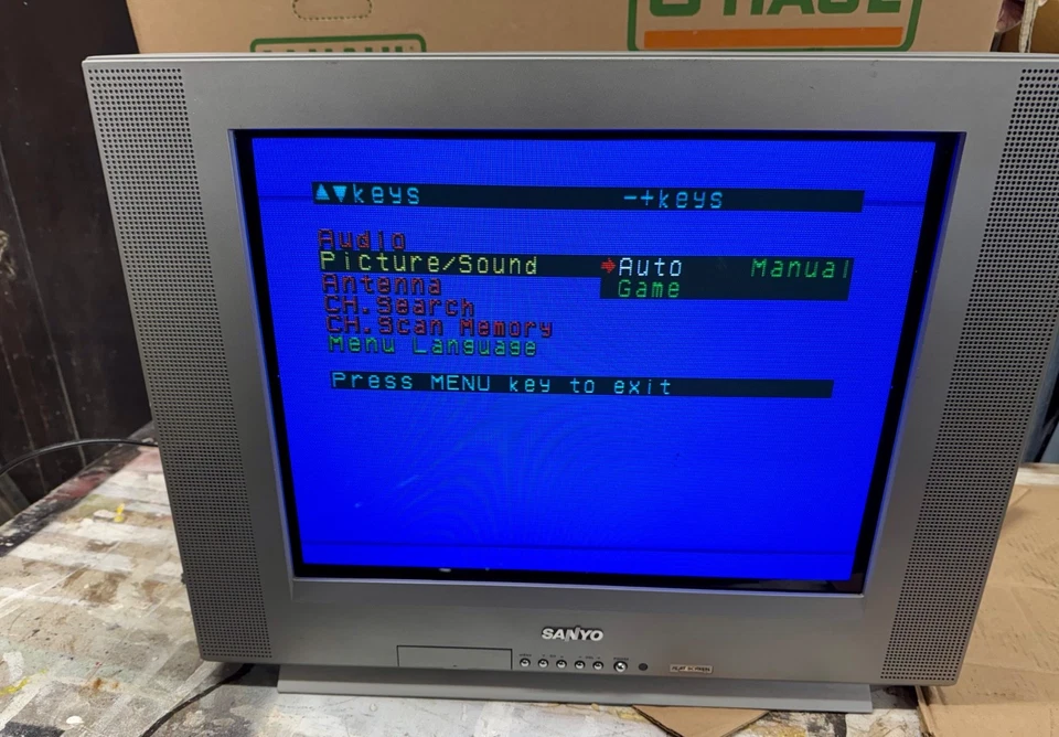 Sanyo 20” CRT TV Flat tv model # Ds20930 - Image 2 of 4