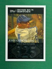 2007 Topps Baseball Josh Gibson Home Run History Home Run #325 #JG43 Josh Gibson