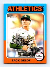 #346 2024 Topps Heritage Zack Gelof RC Oakland Athletics