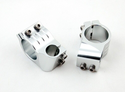 51MM Handle Bar Clip On For Kawasaki ZX-6R/ZX636/ZX600 Aprilia RSV Mille R S UE - Picture 4 of 4