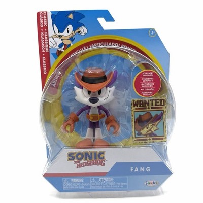 Jakks Pacific Sonic The Hedgehog Fang 4  w/ Wanted Poster Action Figure