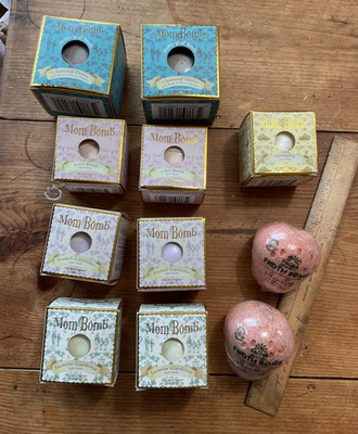 Lot of 12 Bath Bombs Mom Bomb Froth Pacha Soap Charcoal Detox Lavender Strawberr