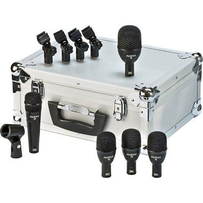 Audix FP5 Drum Mic Pack Microphone 5 Dynamic Mics Hypercardioid Black