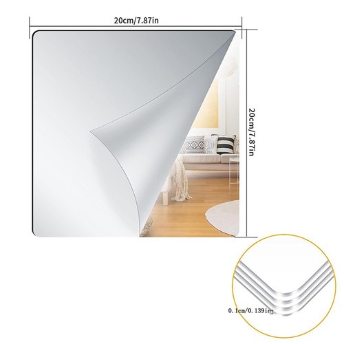 Enhance Aesthetics with 20 x 20 Acrylic Mirror Tiles Stylish and Attractive - Photo 7/12